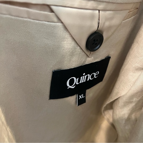 Linen Men's Blazer Quince XL - Picture 11 of 16